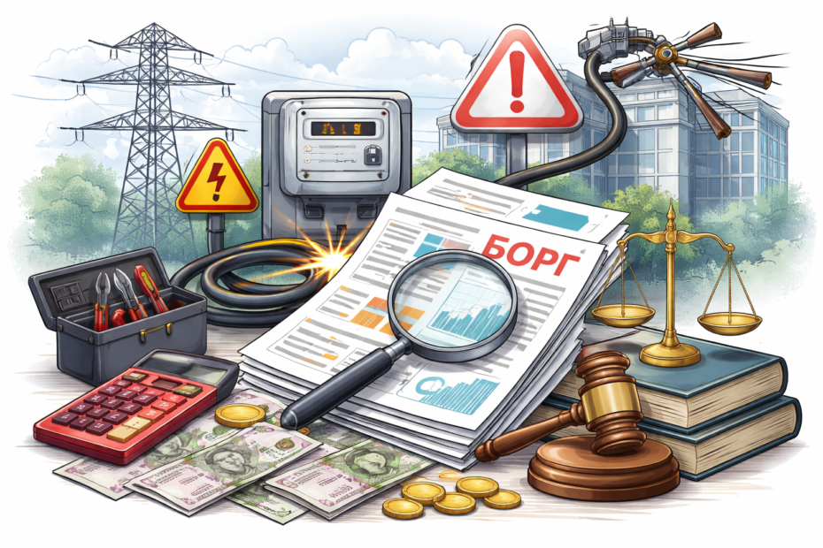 Незаконні нарахування за електроенергію – юридична допомога адвоката при оскарженні боргу