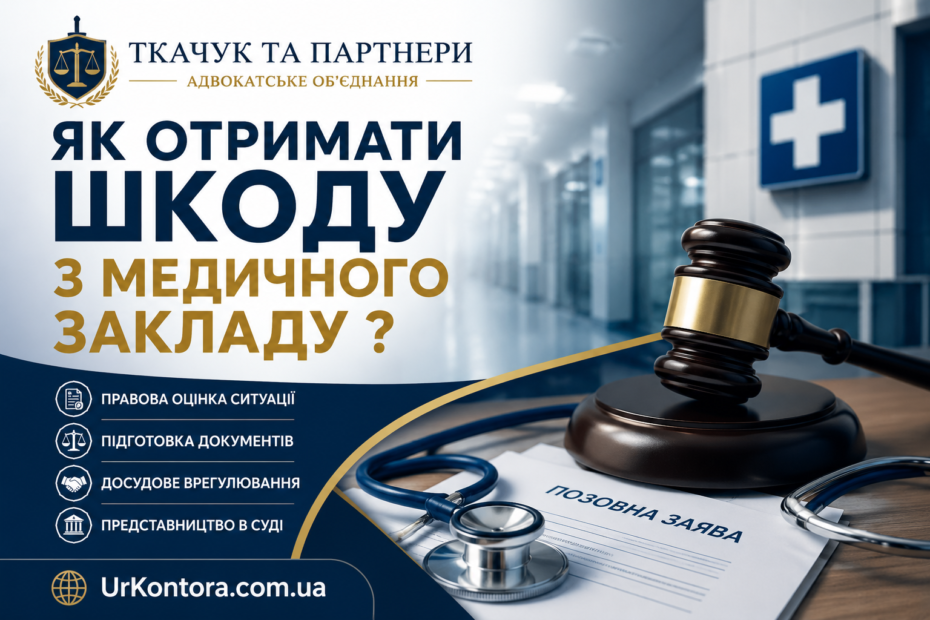ЯК ОТРИМАТИ ШКОДУ З МЕДИЧНОГО ЗАКЛАДУ
